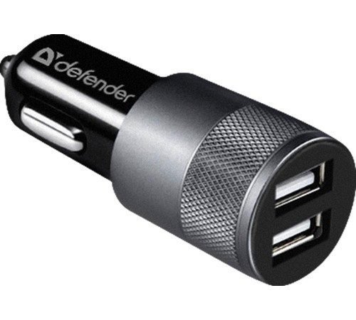 Defender Автомобильное ЗУ UCA-21 2USB, 5V/2.1A Defender UCA-21 2USB, 5V/2.1A (83821)