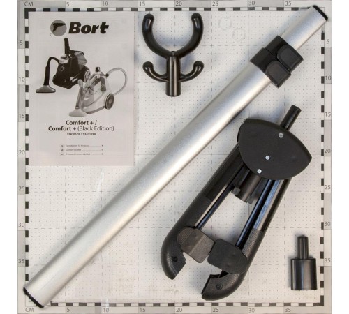 Bort Отпариватель для одежды Comfort + (Black Edition) {Мощность 2350 Вт; 1 бар; подача пара 70 г/мин; 105 °С; Емкость бачка 3 мл;} [93411294]