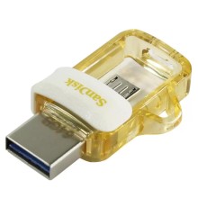 Флеш-накопитель Sandisk Флеш накопитель SDDD3-064G, Ultra Dual Drive, White-Gold, Retail, 4x6 Insert