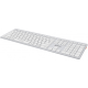 Клавиатура A4Tech Fstyler FBX50C белый USB беспроводная BT/Radio slim Multimedia (FBX50C WHITE)
