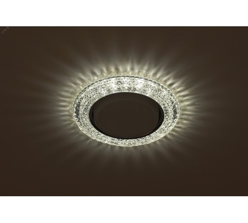 DK LD26 SL/WH Точечные светильники декор cо светодиодной подсветкой Gx53, прозрачный ЭРА Б0029638