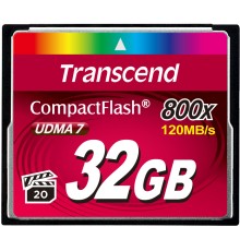 Карта памяти Transcend CompactFlash 800 32GB (TS32GCF800)