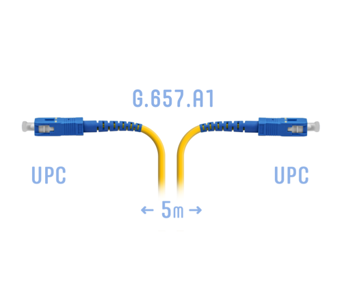 Патчкорд оптический SC/UPC SM G.657.A1 5 метров