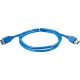 VCOM VUS7065-1M Кабель удлинительный USB3.0 Am-Af 1m VCOM (VUS7065-1M) [4895182218031]