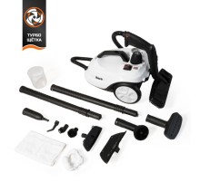 Bort ПАРООЧИСТИТЕЛЬ BDR-5000 TURBO  {Мощность 2200 Вт; Макс давление 5 бар; Постоянная подача пара 50 г/мин; Температура пара 152 °С; Объем бойлера 2 мл.} [93412963]