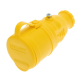 Розетка силовая Rexant (111-122) откр. зазем. крыш. IP44 желтый (упак.:1шт)