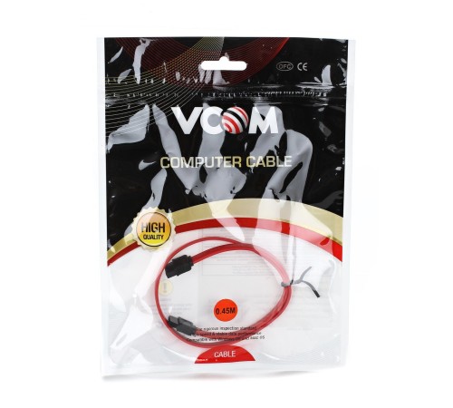 Кабель SATA интерфейсный 45/50см VCOM <VHC7660> VCOM Telecom SATA III - SATA III 45м (VHC7660-0.5M) Кабель SATA интерфейсный 45/50см VCOM <VHC7660> VCOM Telecom SATA III - SATA III 45м (VHC7660-0.5M)