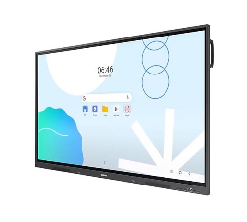 Samsung UHD интерактивная доска на базе Android, 86 дюймов, Google EDLA, OPS слот, 40 одновременных касаний, Space Gray