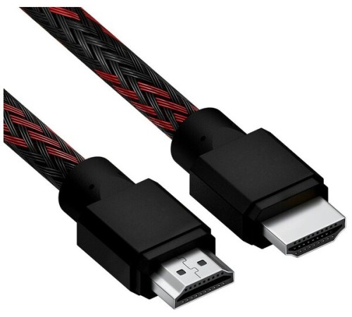 Кабель 1.5m HDMI 2.0, BICOLOR черно-красный нейлон, Ultra HD, 4K 60 fps 60Hz/5K*30Hz, 3D, AUDIO, 18.0 Гбит/с, 28AWG 4PH-R90016 Кабель 1.5m HDMI 2.0, BICOLOR черно-красный нейлон, Ultra HD, 4K 60 fps 60Hz/5K*30Hz, 3D, AUDIO, 18.0 Гбит/с, 28AWG 4PH-R90016