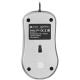 Мышь Оклик 155M серебристый оптическая (1600dpi) USB (4but)