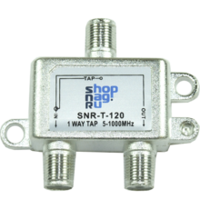 Ответвитель абонентский SNR-T-108 на 1 отвод вносимое затухание IN-TAP 8dB.