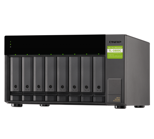 Полка расширения сетевого хранилища без дисков QNAP TL-D800C