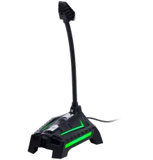 Defender Игровой стрим микрофон Ring GMC 150 USB, LED, провод 1.5 м Defender Ring GMC 150 (64615)