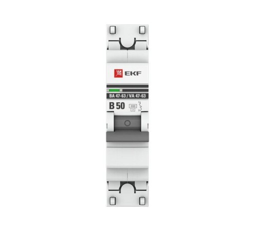 EKF mcb4763-1-50B-pro Автоматический выключатель 1P 50А (В) 4,5kA ВА 47-63 EKF PROxima EKF mcb4763-1-50B-pro Автоматический выключатель 1P 50А (В) 4,5kA ВА 47-63 EKF PROxima