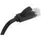 GCR Патч-корд 5.0m, кат.6, PROF, плоский,прямой, UTP, медь, черный, 30 AWG, ethernet high speed 10 Гбит/с, RJ45, T568B (GCR-LNC616-5.0m)
