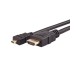 Кабель HDMI-19M --- MicroHDMI-19M ver 2.0+3D/Ethernet,1m Telecom <TCG206-1M> VCOM Telecom HDMI (m) - micro-HDMI (m) 1м (TCG206-1M)