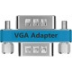 Адаптер переходник Vention VGA 15M/ VGA 15M Адаптер-переходник Vention VGA 15M/VGA 15M (DDBI0)