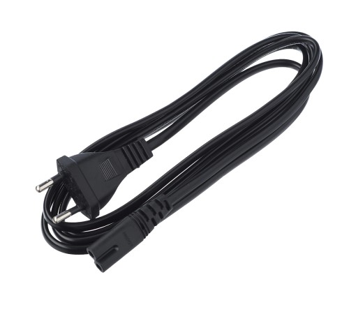 Кабель питания GoPower евровилка-C7 (2-pin) 1.8м ПВХ 0.75мм черный (1/300) GoPower евровилка-C7 (2-pin) 1.8м ПВХ 0.75мм черный (1 / 300) (00-00025227)