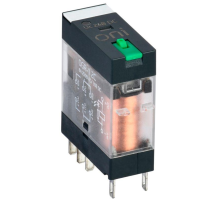 Реле общего назначения OGR-1 2C 24В DC с LED и тест. кнопкой ONI OGR-1-2C-DC24V-L-B