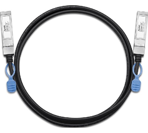 Кабель Zyxel DAC10G-3M-ZZ0103F 10G 3м черный SFP+-SFP+ DAC Кабель Zyxel DAC10G-3M-ZZ0103F 10G 3м черный SFP+-SFP+ DAC