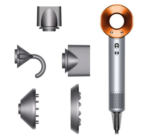 Фен Dyson Supersonic HD08 (никель/медный) Dyson Supersonic HD08 Hair (Supersonic HD08 Hair Dryer Nickel/Copper 389934-01)