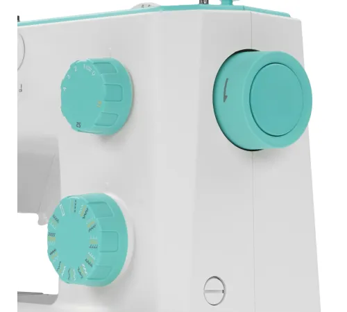 Швейная машина Necchi Q134A белый/голубой