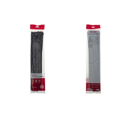 Rexant (07-0451-5) Хомут nylon 5.0 х 450 мм 100 шт черный Rexant (07-0451-5) Хомут nylon 5.0 х 450 мм 100 шт черный