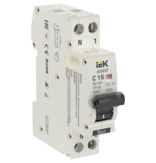 IEK AR-B06S-1N-C16C030 ARMAT АВДТ B06S 1P+NP C16 30мА тип AC (18мм)