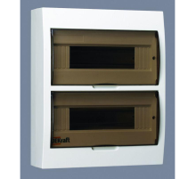 Корпус навесной ЩРН-П-24 24мод. IP41 пластик. DEKraft 31013DEK