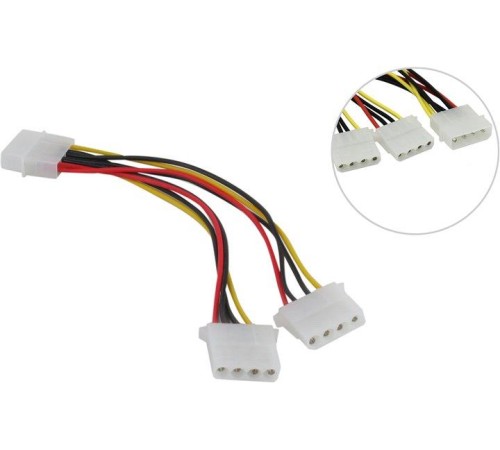 VCOM VPW7570 Размножитель питания IDE-устройств (1-> 2 big, 5+12V) VCOM VPW7570 Размножитель питания IDE-устройств (1-> 2 big, 5+12V)