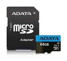 Micro SecureDigital 64Gb A-DATA AUSDX64GUICL10A1-RA1
