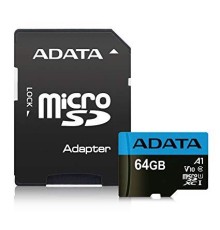 Micro SecureDigital 64Gb A-DATA AUSDX64GUICL10A1-RA1