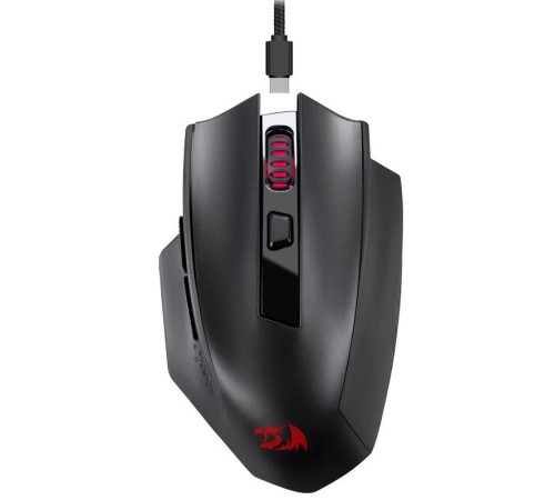 Redragon Беспроводная игровая мышь Woki 26000 DPI, черная, б.п, легкая [71523]