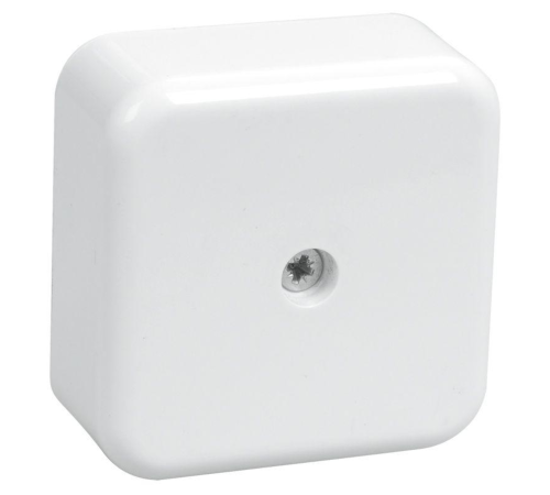 Iek UKO10-050-050-020-K01 Коробка КМ41206-01 распаячная для о/п 50х50х20 мм белая (4 клеммы 3мм2)