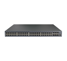 Управляемый коммутатор уровня 3 BDCOM S3900-48T6X, 48x 10/100/1000Base-T, 6x 1/10GE SFP+, Hot Swap БП 1+1, в комплекте 1x PSU ~220VAC