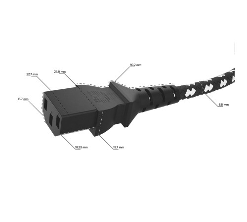 Кабель питания GreenConnect GCR-55087
