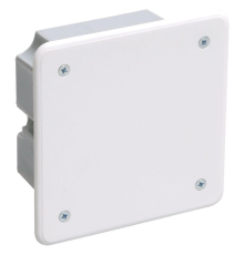 Iek UKG11-092-092-040-M Коробка КМ41021 распаячная 92х92 x 45мм для полых стен (с саморезами, метал. лапки, с крышкой )