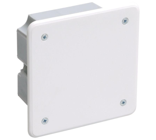 Iek UKG11-092-092-040-M Коробка КМ41021 распаячная 92х92 x 45мм для полых стен (с саморезами, метал. лапки, с крышкой ) Iek UKG11-092-092-040-M Коробка КМ41021 распаячная 92х92 x 45мм для полых стен (с саморезами, метал. лапки, с крышкой )