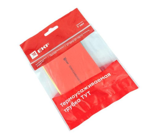 Трубка термоусаживаемая ТУТ нг 50/25 (7 цветов по 3шт) 100мм PROxima