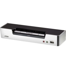 Переключатель, электрон., KVM+Audio+USB 2.0,  1 user USB+HDMI =>  4 cpu USB+HDMI, соШнур. USB 2х1.8м., настол., исп.стандарт, без OSD, некаскад.. ATEN CS1794