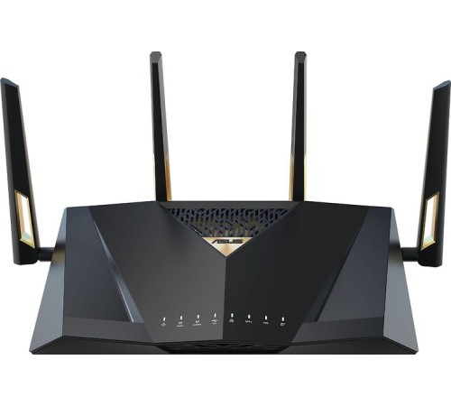 Маршрутизатор ASUS RT-BE88U, черный/желтый, 90IG08V0-MO3N0V