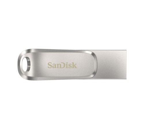 Флеш Диск Sandisk 128Gb Ultra Dual Drive Luxe SDDDC4-128G-G46 USB3.1 серебристый