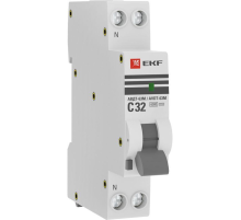 Выключатель автоматический дифференциального тока 1мод. C 32А 30мА тип А 6кА АВДТ-63М (электрон.) PR