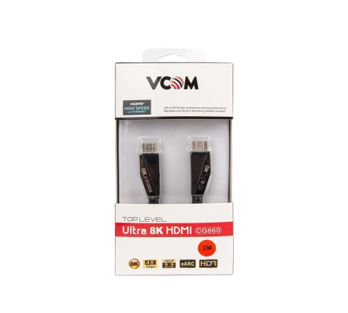 VCOM CG860-2M Кабель HDMI 19M/M,ver. 2.1, 8K@60 Hz 2m VCOM <CG860-2M> [4895182265585]