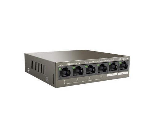 Коммутатор 6GEPORT 4POE G2206P-4-63W IP-COM