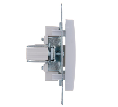 Розетка компьютерная 1-м СП Karina RJ45 механизм бел. LEZARD 707-0288-139
