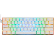 Redragon Беспроводная клавиатура Draconic RU,RGB, bluetooth 5.0, White [77810]