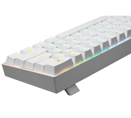 Redragon Беспроводная клавиатура Draconic RU,RGB, bluetooth 5.0, White [77810]