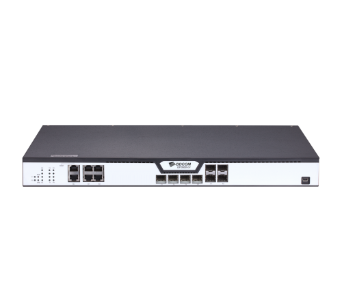 OLT BDCOM GP3600-04-2AC с 4 портами GPON (SFP), 4 комбо-портами, 4хSFP, 4 SFP+, 2 БП АC