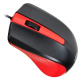 Oklick 225M черный/красный Мышь оптическая (1200dpi) USB (3but) [288237]